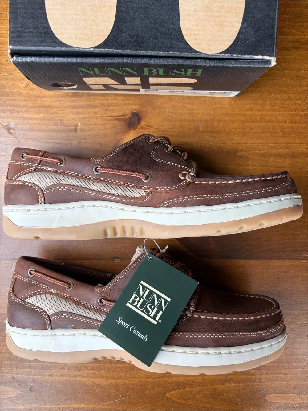 Nunn Bush Lewis Brown Sport Casual Shoe Sz 9